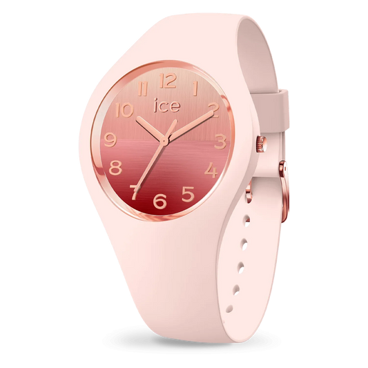 ICE Horizon Nude Watch Small with elegant design and pink details.