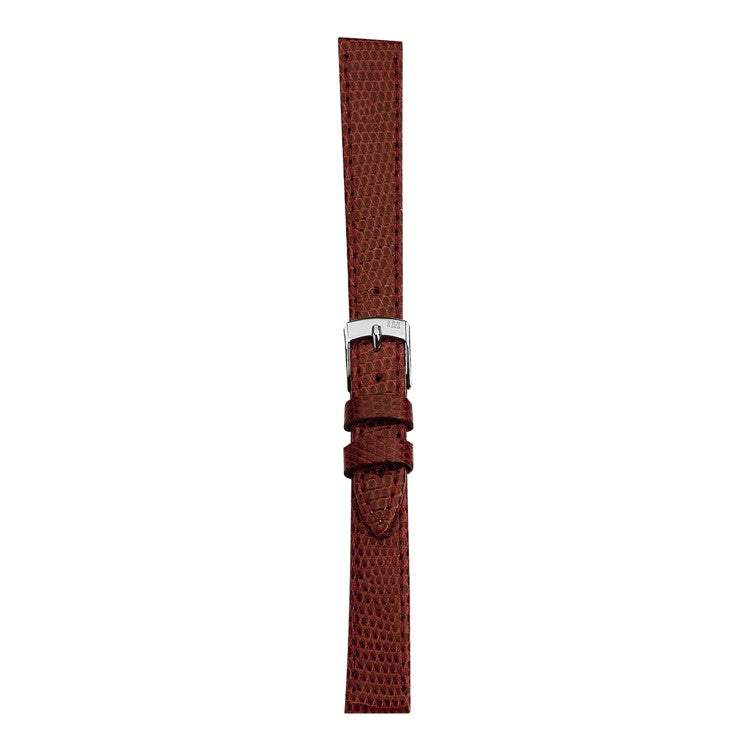 Morellato Livorno Cucito genuine Teju Lizard watch strap with stitched edges.