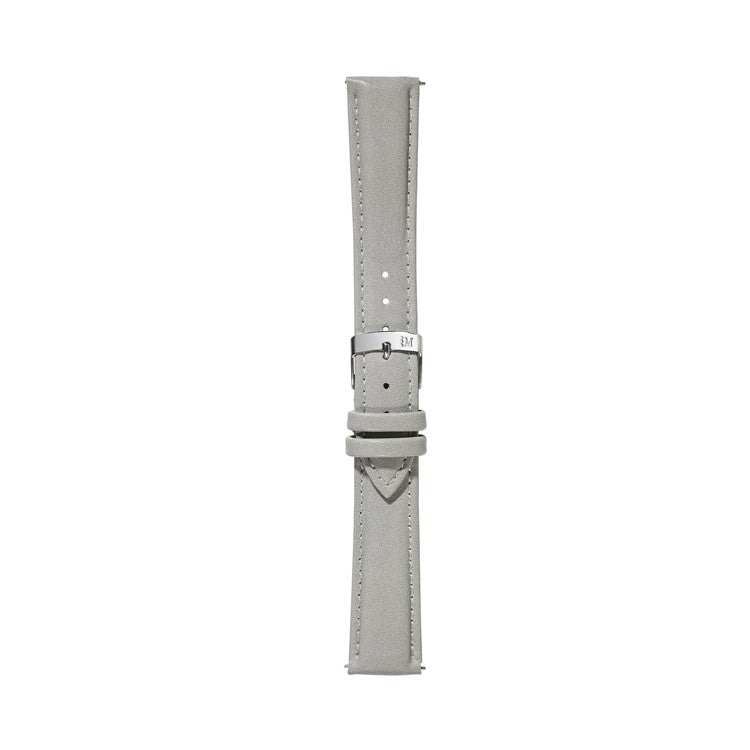 Morellato Trend vegan leather watch strap with easy click spring bars in neutral tone.