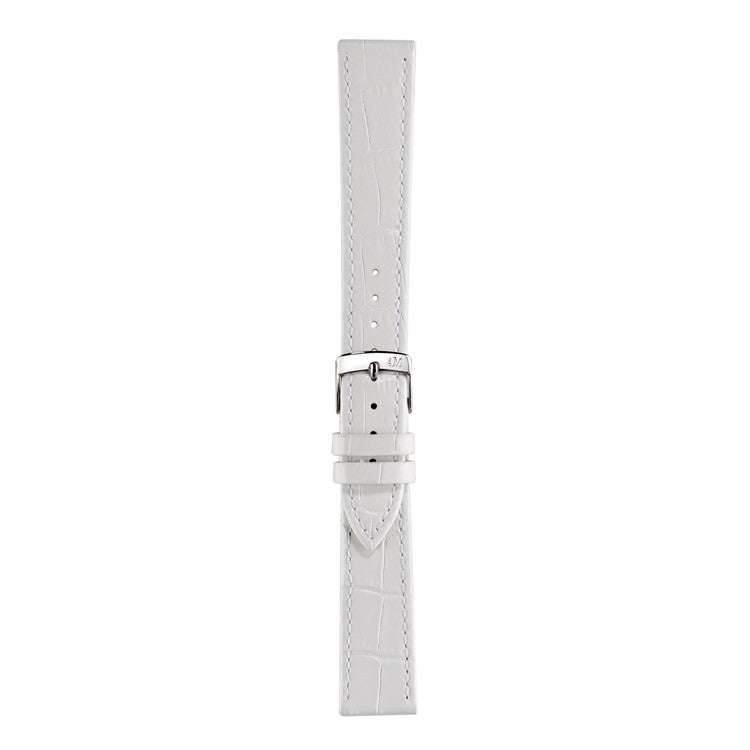 Morellato KAJMAN alligator grain calf leather watch strap with tonal stitching and sleek design.
