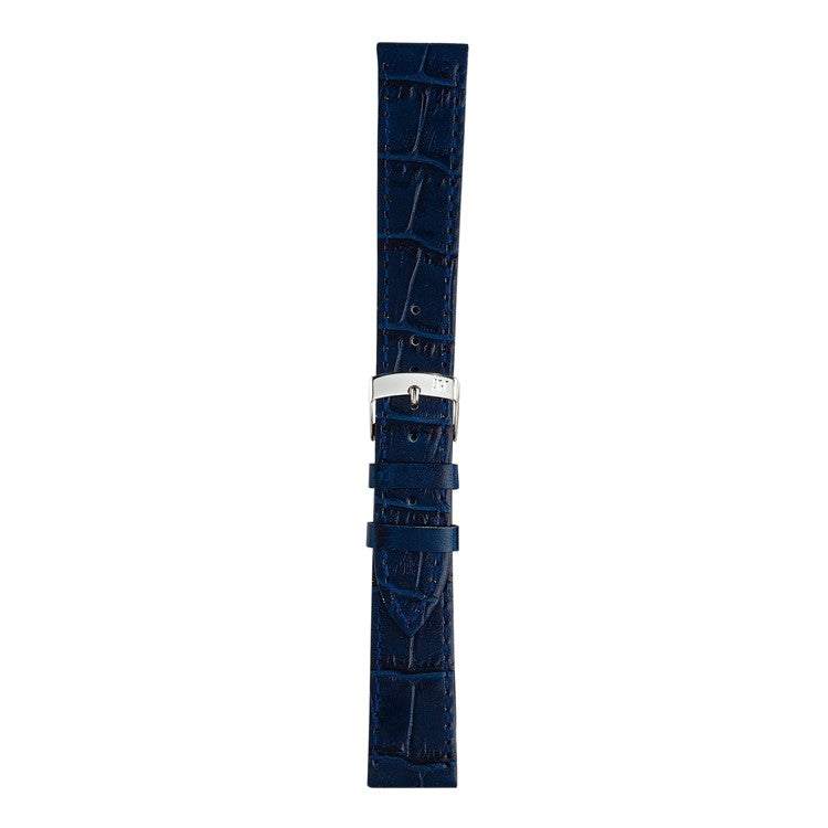 Morellato KAJMAN alligator grain calf leather watch strap with tonal stitching.