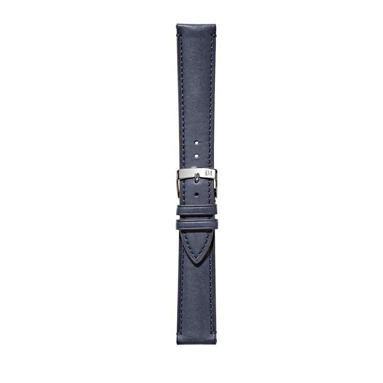 Morellato Levy soft calfskin leather watch strap in muted color, handmade and padded.