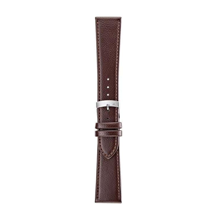 Vegan leather watch strap with goat grain texture by Morellato.