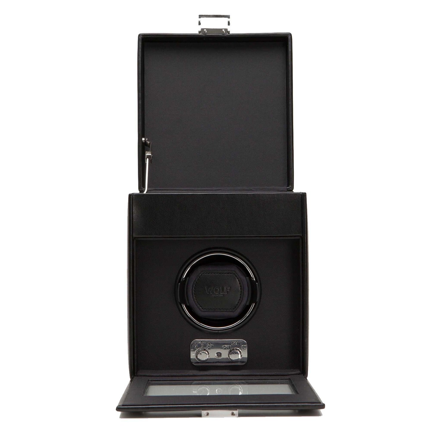 Watch Avenue UKWolf Heritage Single Watch Winder with Storage 270302Watch Avenue UK