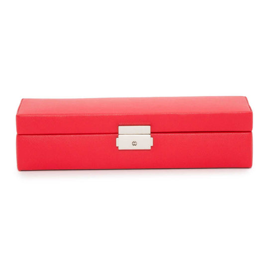 Jewellery BoxWolf Heritage Safe Deposit Jewellery Box Red Saffiano 280314Introducing the Wolf Heritage Safe Deposit Jewellery Box Red Saffiano 280314 (Model: 280314) – a fusion of classic style and functional design, redefining the way yo