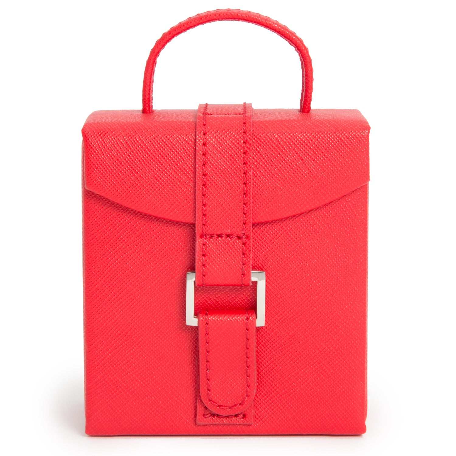 Jewellery BoxWolf Heritage Fold-Out Travel Red Saffiano Jewellery Box 281214Introducing the Wolf Heritage Fold-Out Travel Red Saffiano Jewellery Box (Model: 281214) – a harmonious blend of classic design and vibrant elegance. Elevate your je