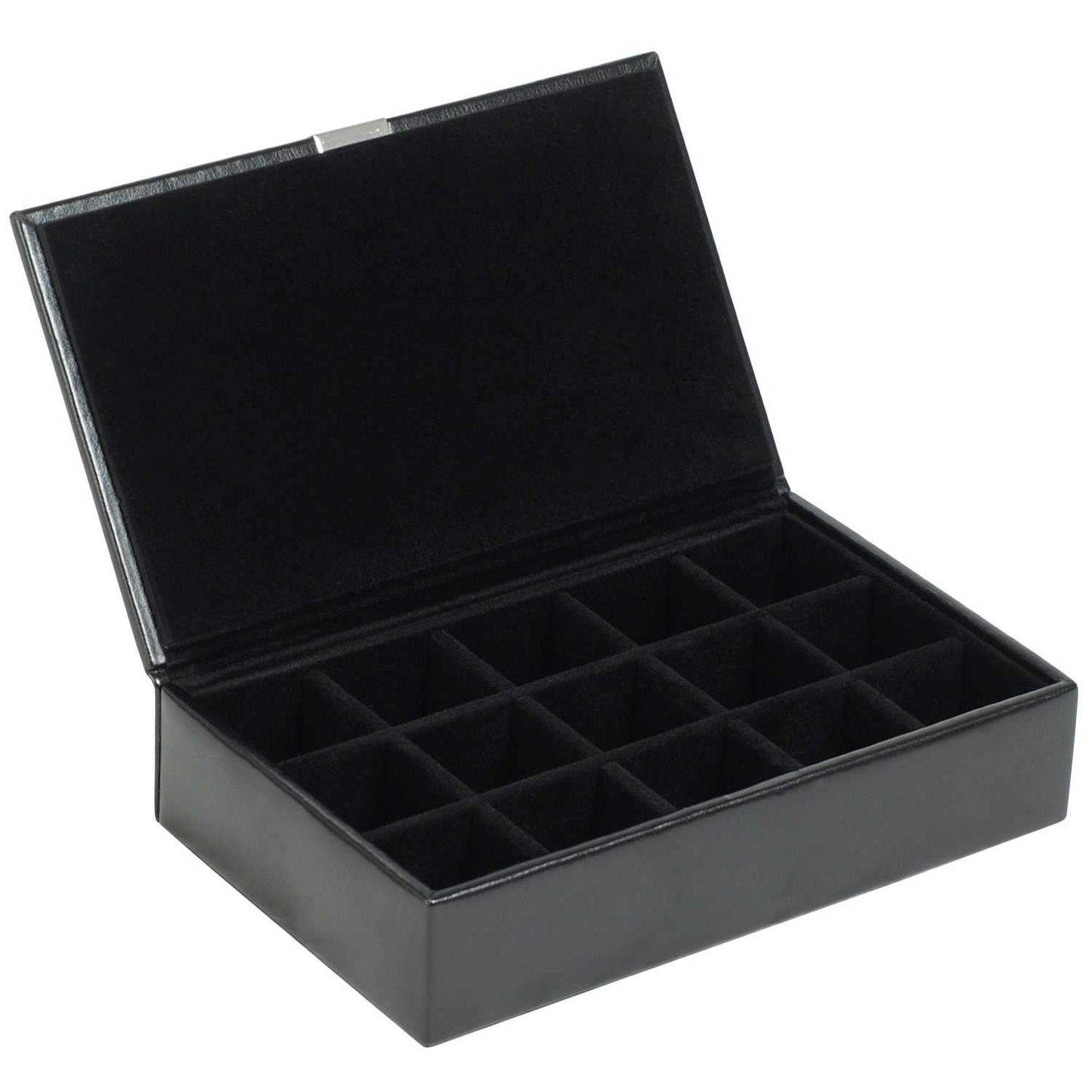 WOLFWOLF HERITAGE 15 PIECE CUFFLINK BOX Black | 290502Watch Avenue UK