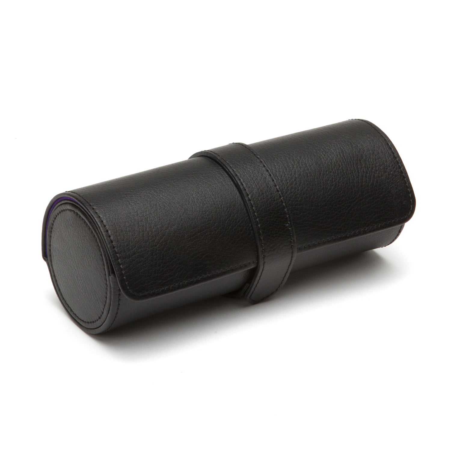 Watch RollWolf Heritage Watch Roll Black / Purple 305628Introducing the Wolf Heritage Watch Roll in Black / Purple (Model 305628) – a distinguished and functional accessory from the Heritage Men's Collection, meticulously