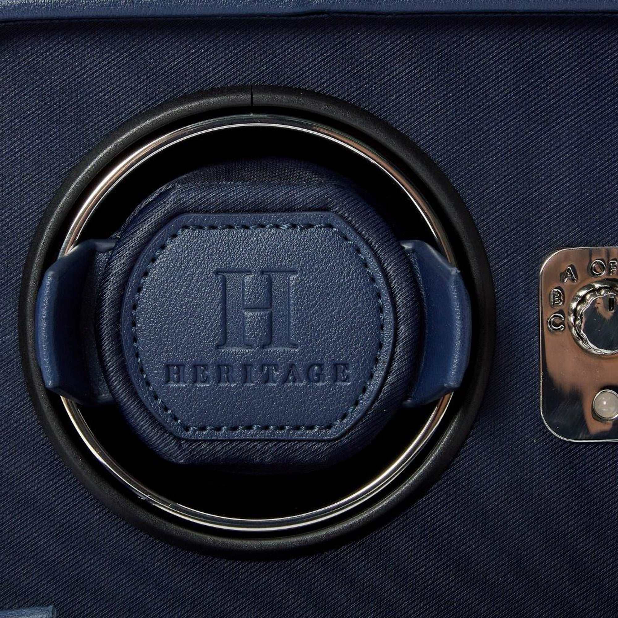 Watch AvenueWolf Windsor Heritage Single Watch Winder w/ Cover 452517Watch Avenue UK