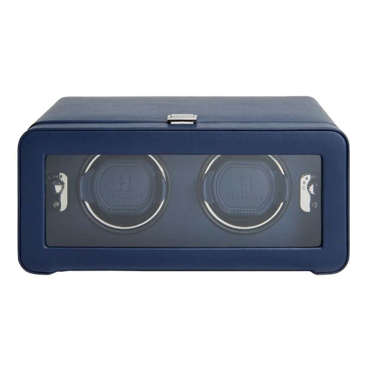 watch winderWolf Windsor Heritage Double Winder Navy 452617Introducing the Wolf Windsor Heritage Double Winder in Navy (Model 452617) – a harmonious blend of retro aesthetics and cutting-edge technology, designed to keep you