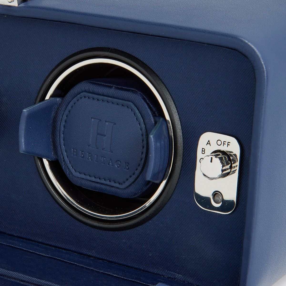 watch winderWolf Windsor Heritage Double Winder Navy 452617Introducing the Wolf Windsor Heritage Double Winder in Navy (Model 452617) – a harmonious blend of retro aesthetics and cutting-edge technology, designed to keep you