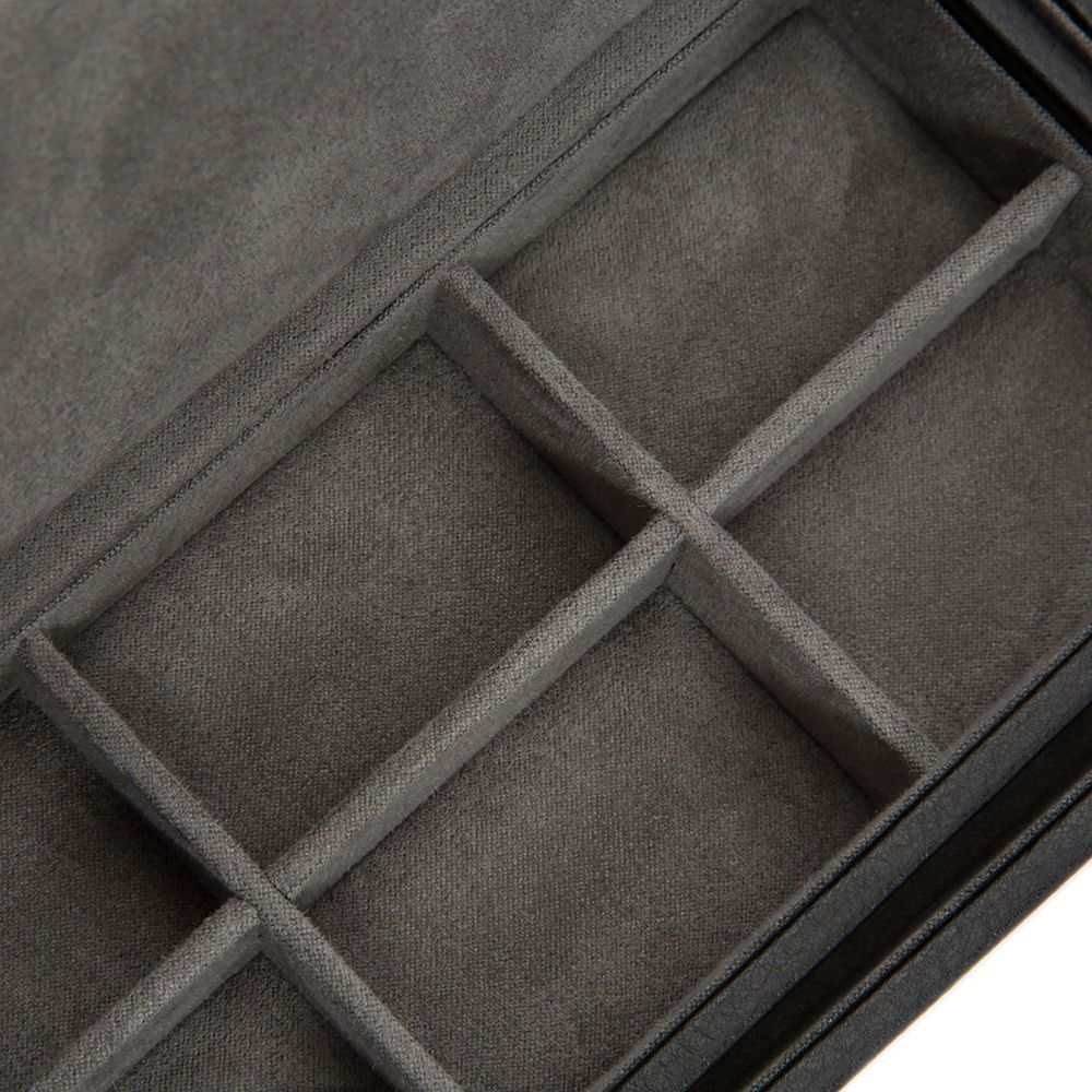 Watch Avenue UKValet TrayWolf Howard Valet Tray With Roll Black 465103Watch Avenue UK