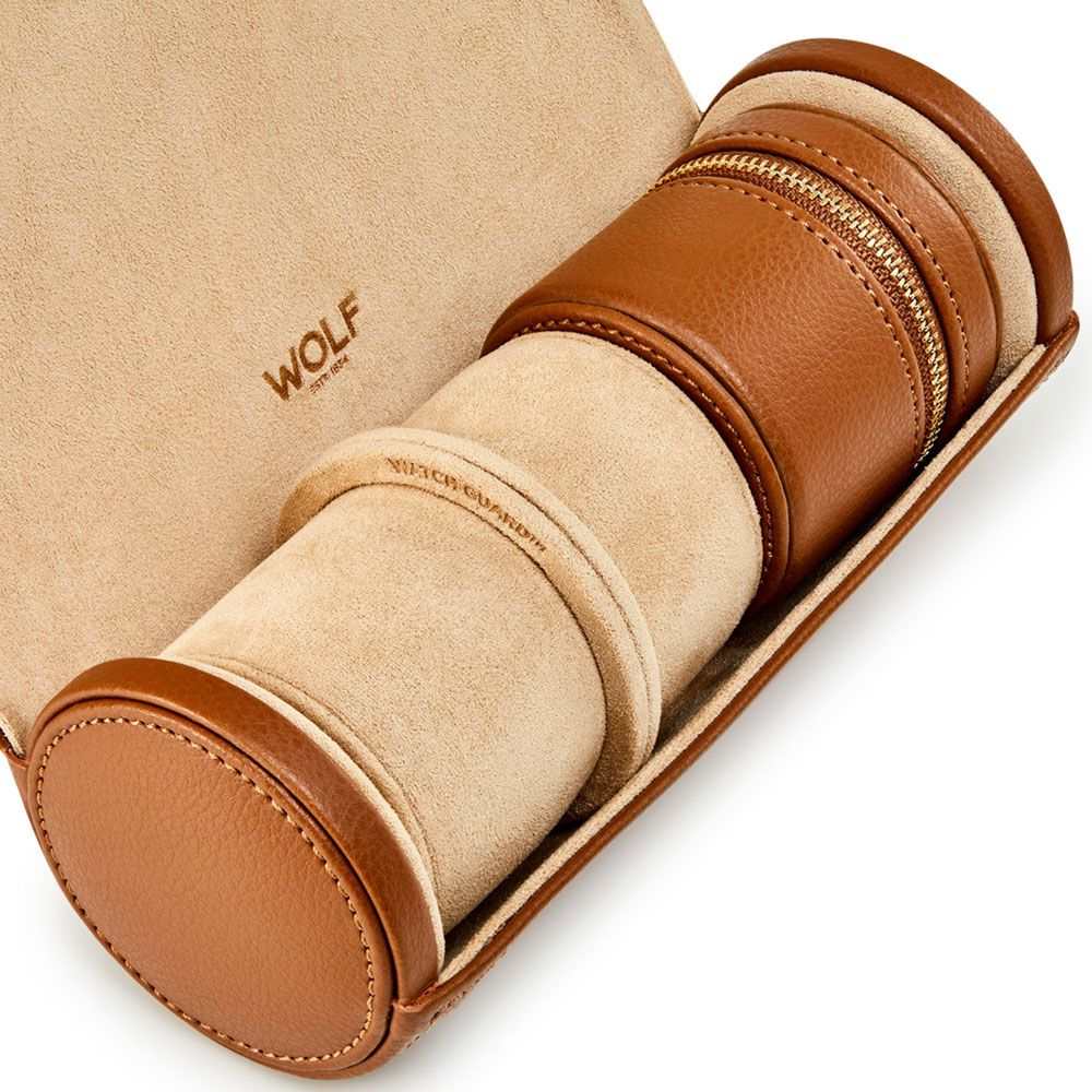 Watch Avenue UKJewellery RollWolf Cassandra Jewellery Watch Roll Cognac 800845Watch Avenue UK