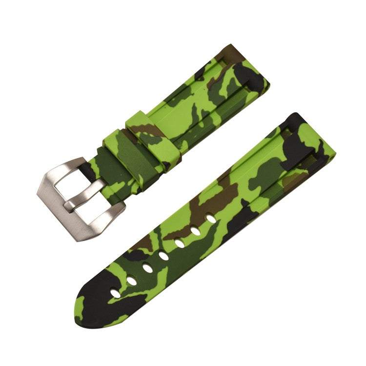 Watch StrapCamo Pattern Silicone Watch Straps - Military-Inspired Design for a BoTransform your watch with our Camo Pattern Silicone Straps, inspired by the Disruptive Pattern Material used by the British Armed Forces. Featuring iconic camouflage