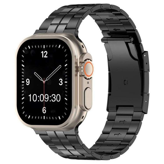 Block Titanium Metal Apple Watch Bracelet | Watch Avenue