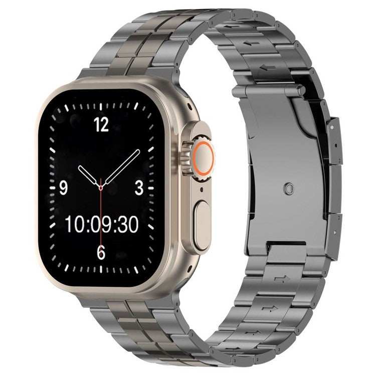 Block Titanium Metal Apple Watch Bracelet | Watch Avenue