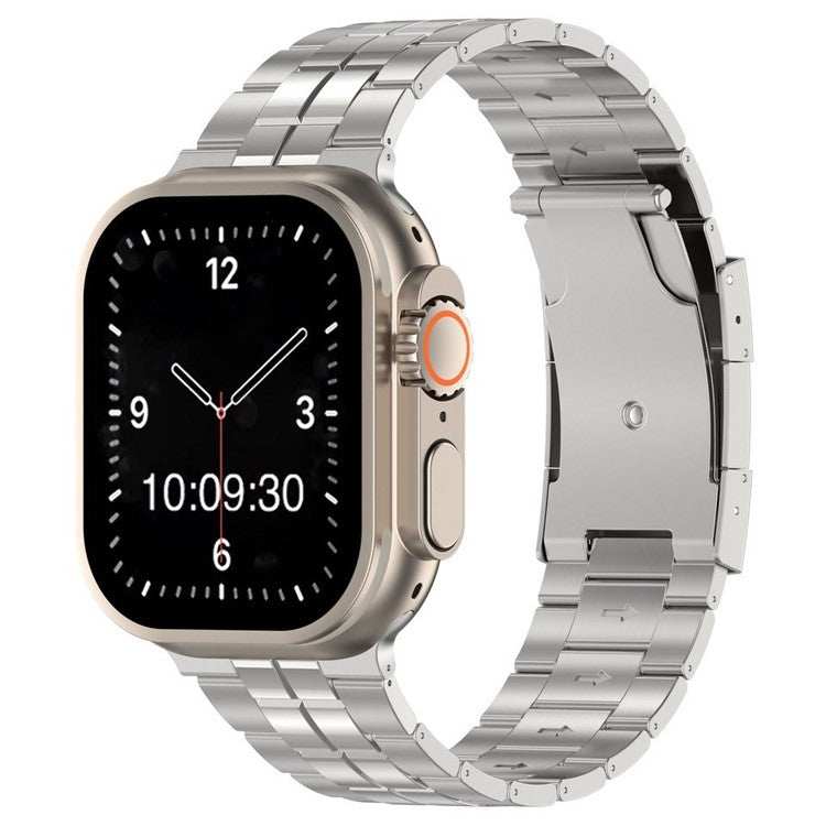 Block Titanium Metal Apple Watch Bracelet | Watch Avenue