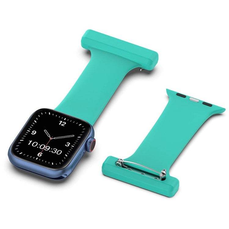Nurse Apple Smart Watch Fob in teal silicone, designed for medical professionals.