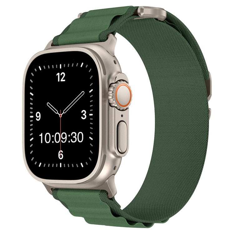 Trail Loop Watch Strap in green for Apple Watches.
