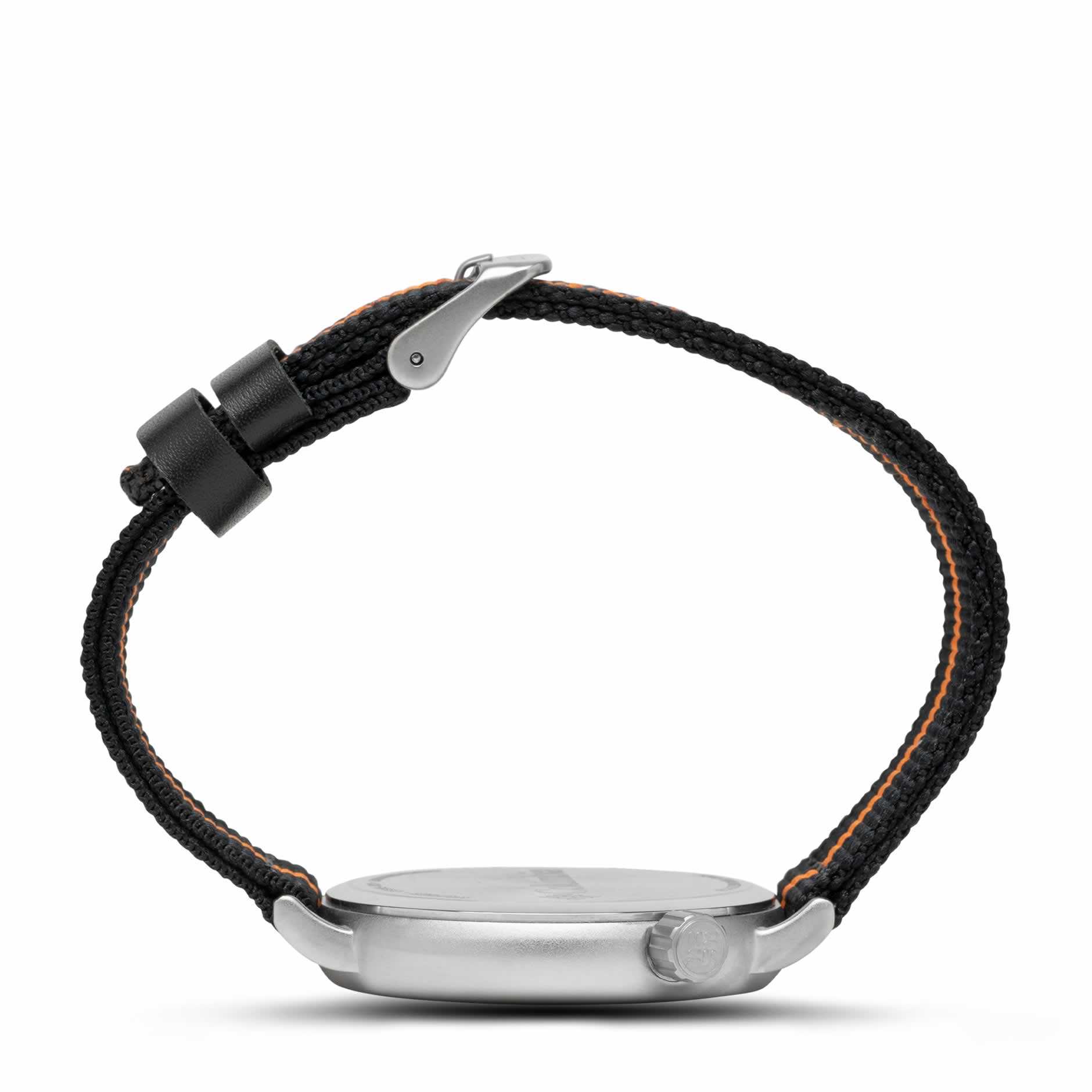 WatchColumbia Watch Trailbanks Steel Colour Black Dial Black Orange Nylon S