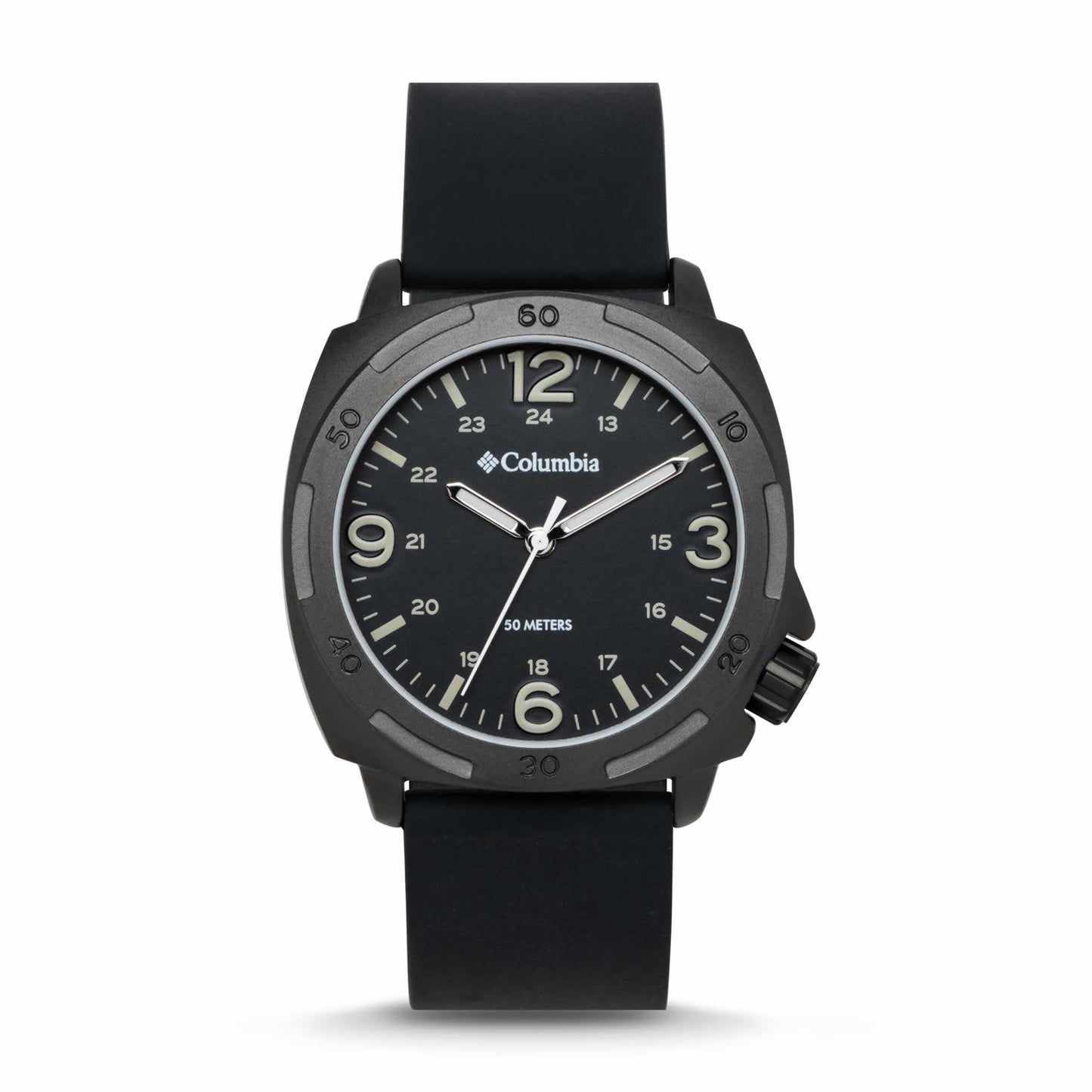 ColumbiaWatchColumbia Watch Delta Ridge Black Case Black Dial Black Silicone StrapWatch Avenue UK