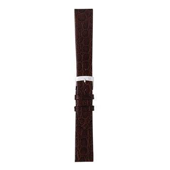 Morellato Birmingham Flat/Padded Crocodile Watch Strap