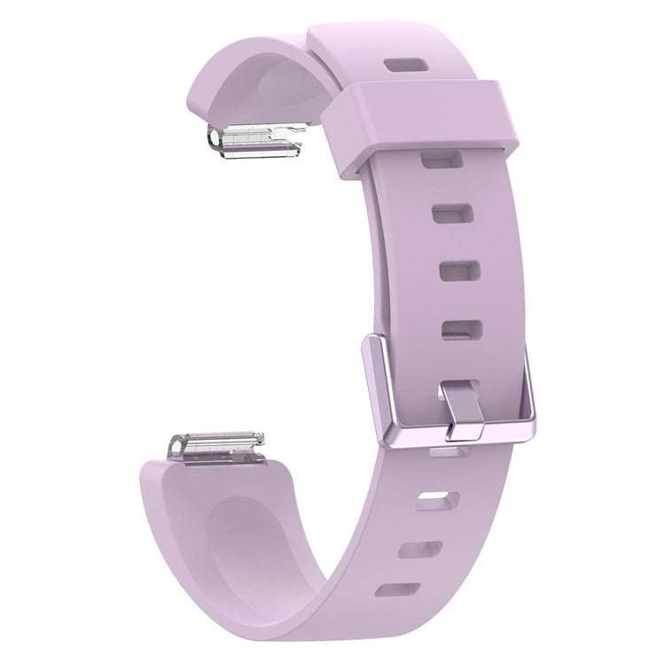 Lilac Fitbit Inspire compatible strap in size large, offering comfort and style for daily wear.