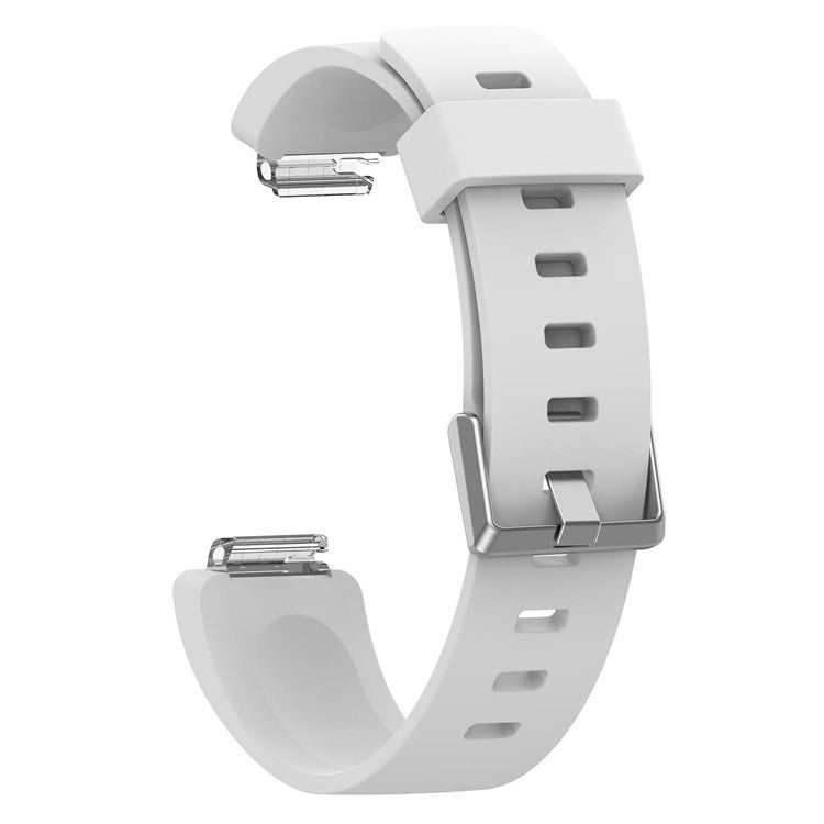 Compatible white strap for Fitbit Inspire, available in sizes S and L.