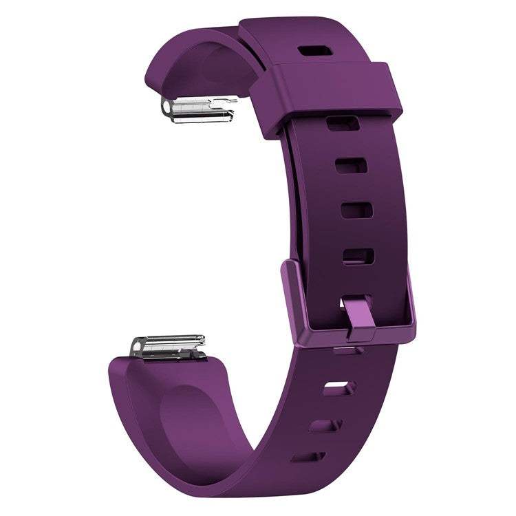Purple Fitbit Inspire compatible strap, sizes S & L, durable and stylish.