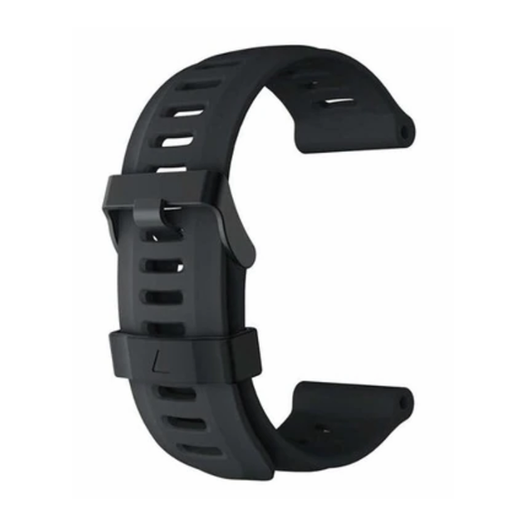 Silicone strap with black buckle for Garmin Fenix 3 and Fenix 3HR, high-quality and customizable.
