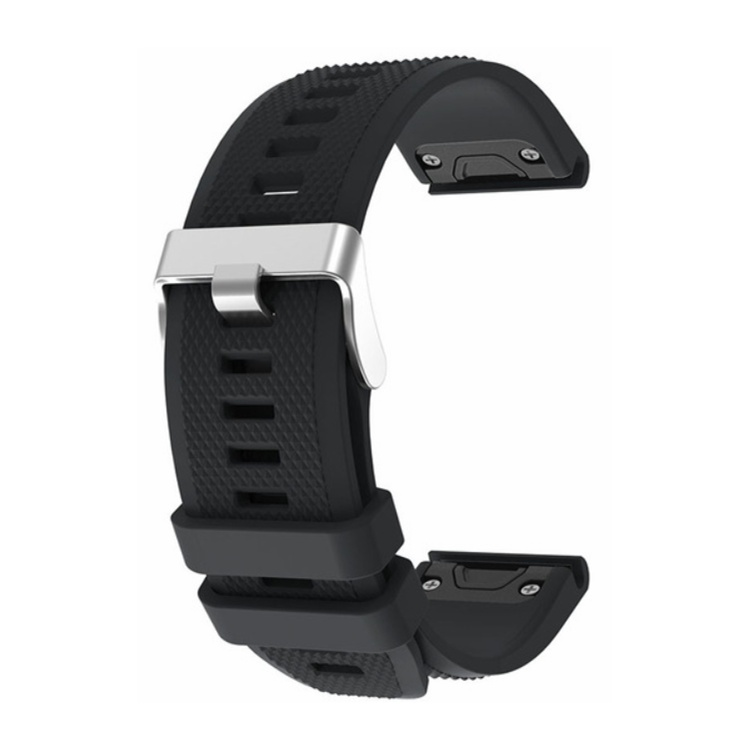 Premium Garmin Quatix 5 compatible watch strap in black for durability and style.