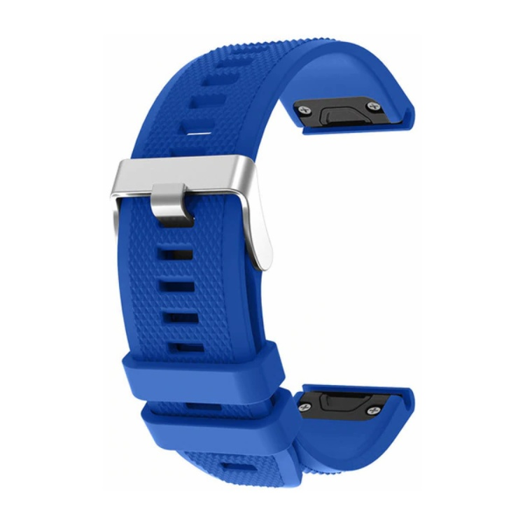 Blue Garmin Quatix 5 compatible watch strap, premium fit and durable design.
