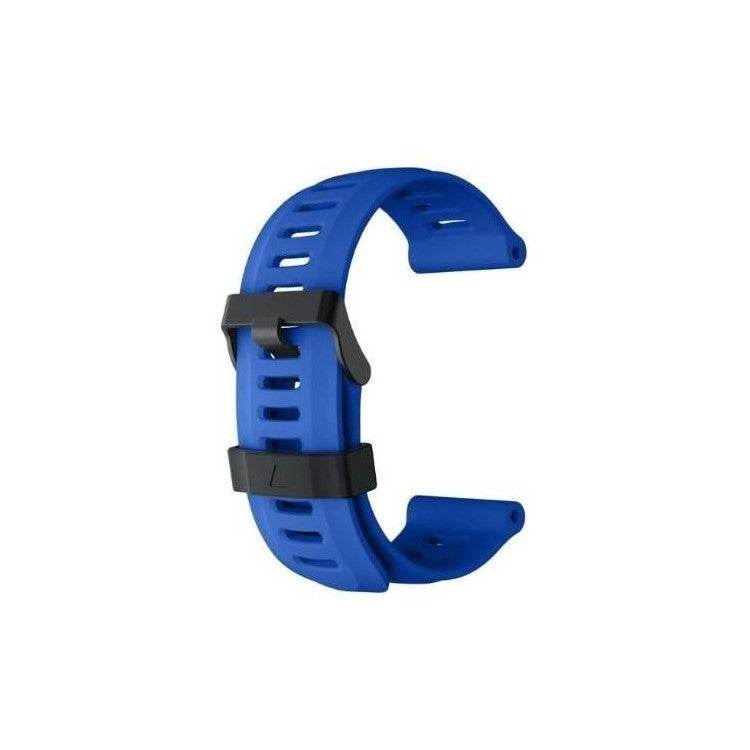 Blue silicone strap with black buckle for Garmin Fenix 3 and Fenix 3 HR.