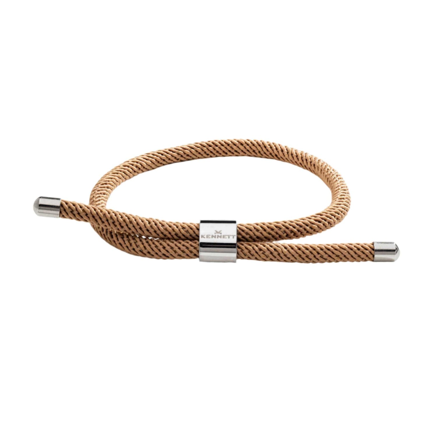 Kennett Unisex Rope Bracelet – Steel Clasp & Nylon