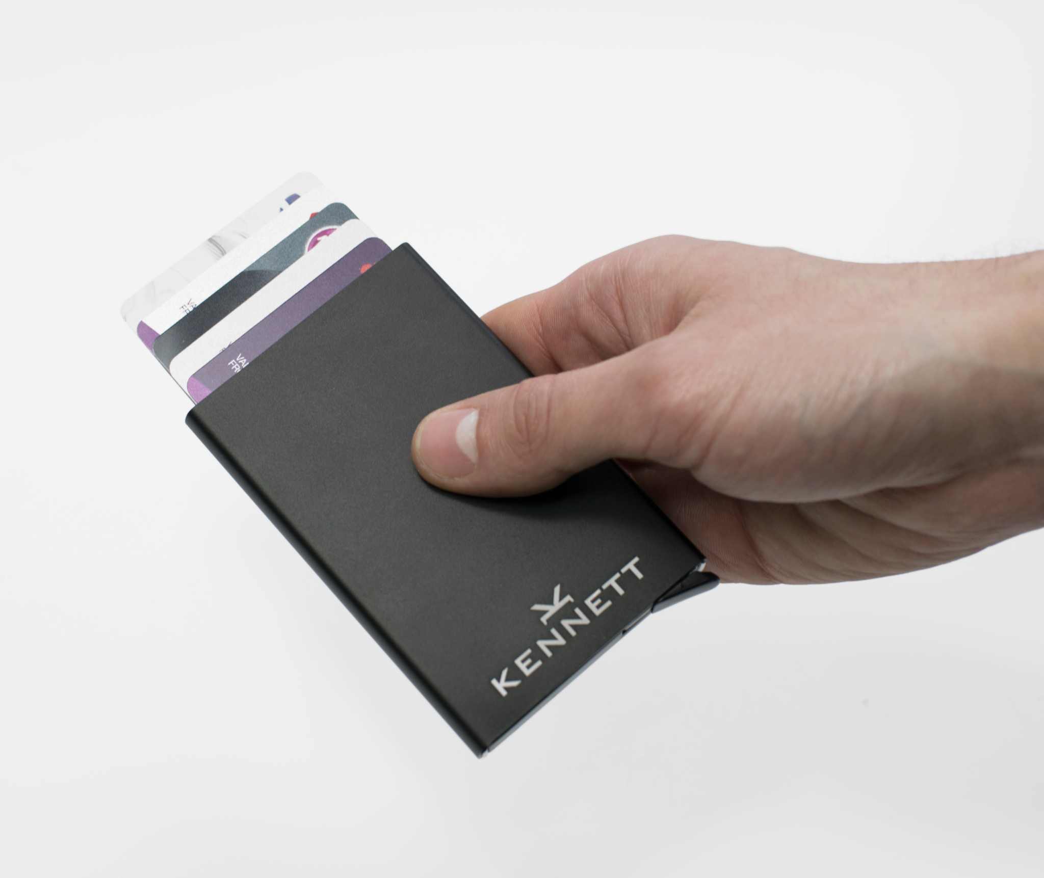 WalletKennett Smart Wallet | RFID Blocking Aluminum Card ProtectorUpgrade to modern minimalism with the Kennett Smart Wallet—a compact yet durable solution for secure card storage. This cutting-edge wallet features an innovative al