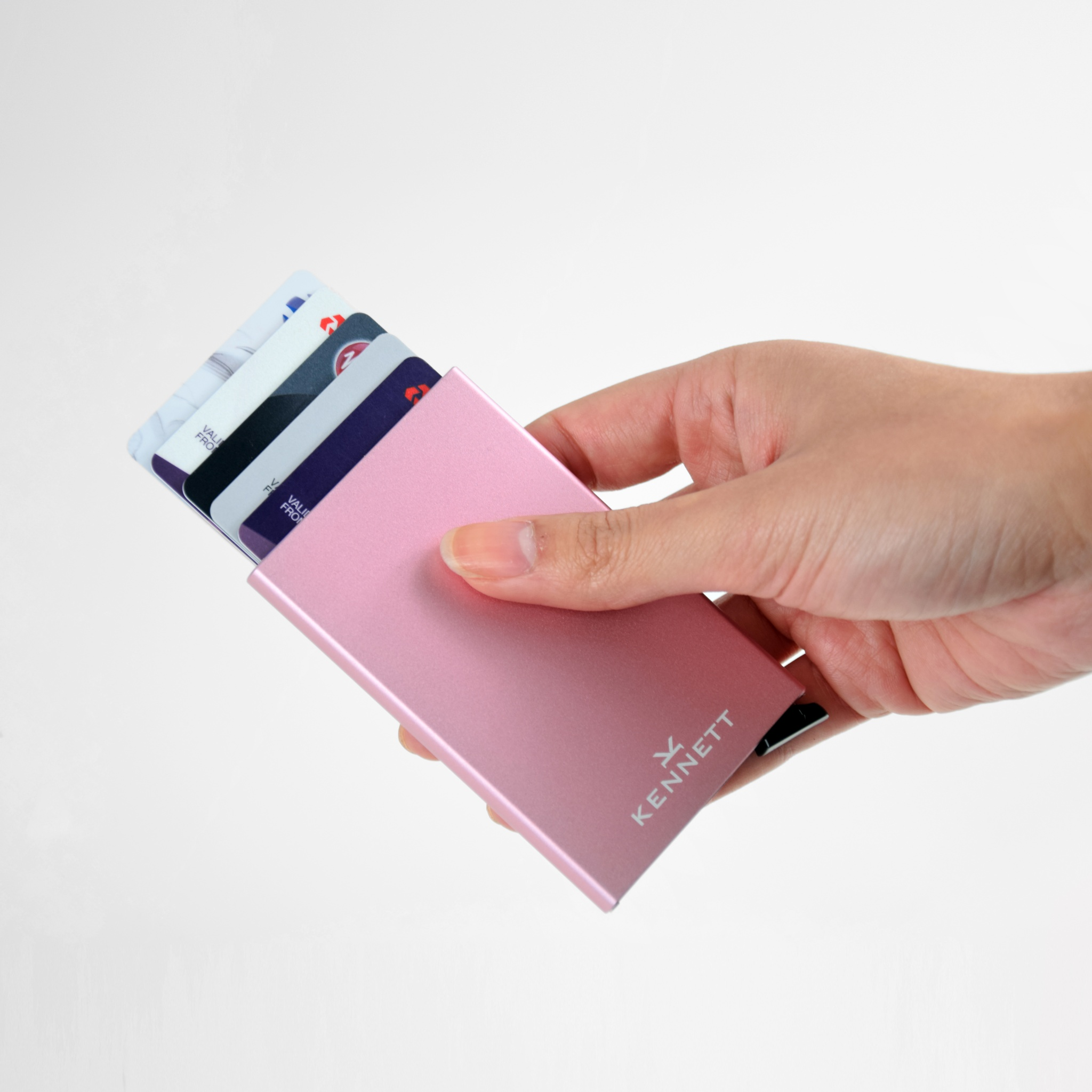 WalletKennett Smart Wallet | RFID Blocking Aluminum Card ProtectorUpgrade to modern minimalism with the Kennett Smart Wallet—a compact yet durable solution for secure card storage. This cutting-edge wallet features an innovative al