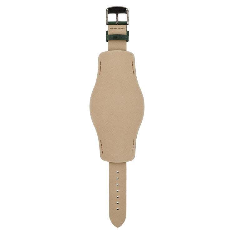 Premium Leather Bund Watch Strap – Military Style