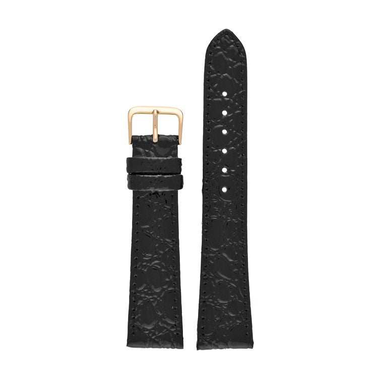 Crocodile Grain Leather Watch Strap – Classic Finish