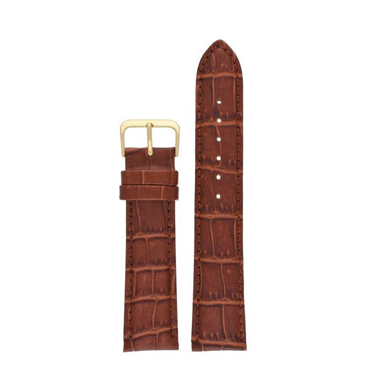 Padded Alligator Grain Watch Strap – Matte Finish