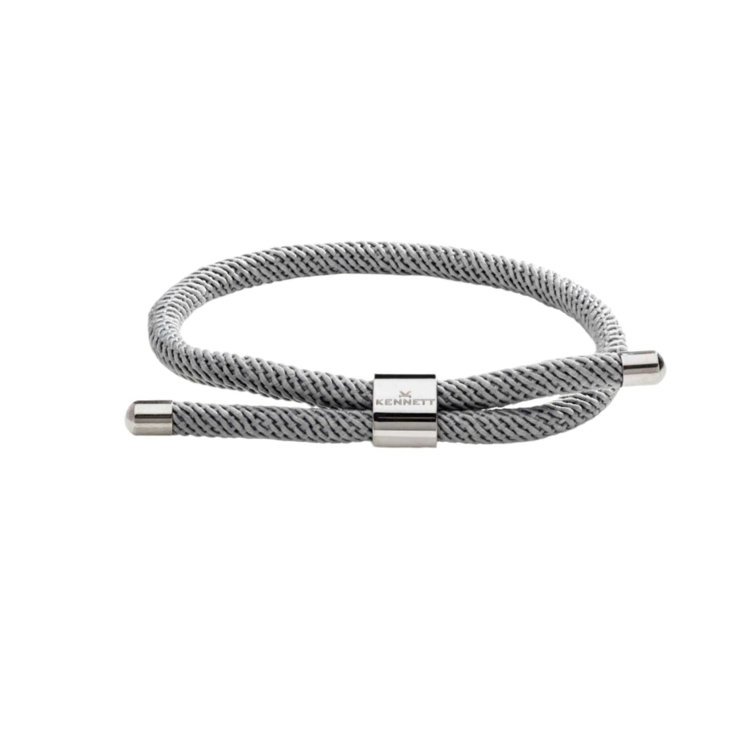Kennett Unisex Rope Bracelet – Steel Clasp & Nylon