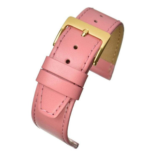 Watch StrapPink Plain Stitched Leather Watch Strap - Classic & StylishUpgrade your assortment with the Pink Plain Stitched Leather Watch Strap - a refined and sophisticated addition that complements any ensemble. Made from premium calf