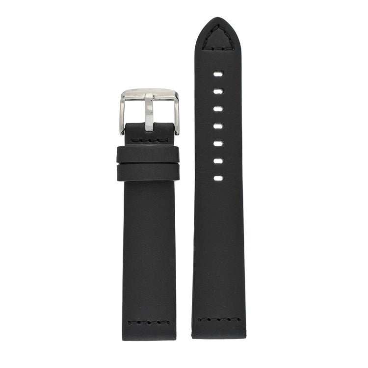 Smooth Handmade Padded Leather Strap (20mm–24mm)