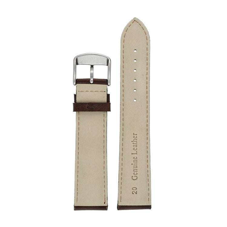 Vintage Grain Leather Watch Strap (18–22MM)