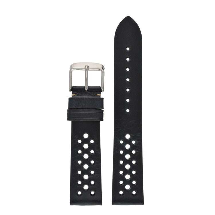 Perforated Leather Watch Strap | 18mm–22mm Options