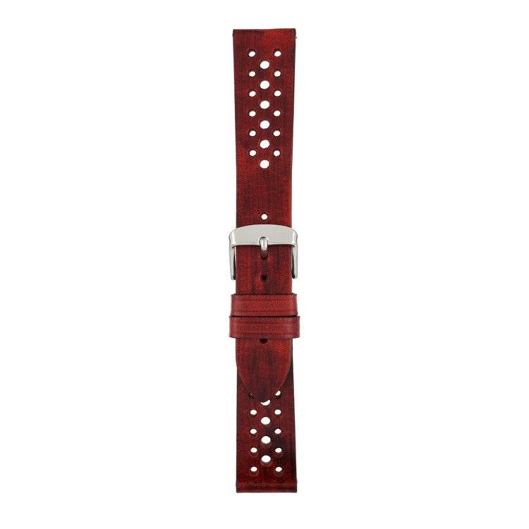 Perforated Leather Watch Strap | 18mm–22mm Options