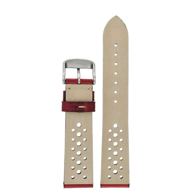 Perforated Leather Watch Strap | 18mm–22mm Options