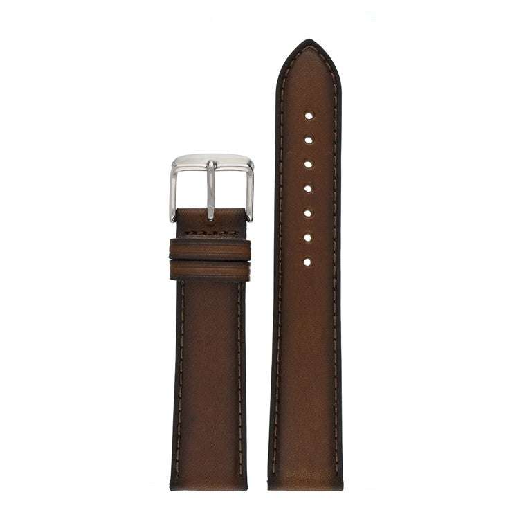 Hand-Burnished Leather Watch Strap – Vintage Finish