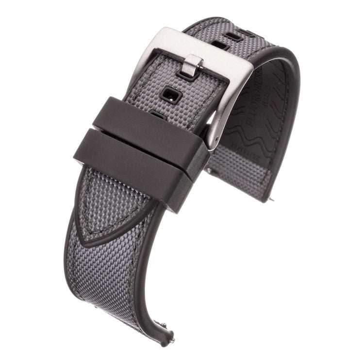 Watch StrapSailcloth & Rubber Hybrid Watch Strap - Premium Nylon Upper | Durable Our Sailcloth & Rubber Hybrid Watch Straps are perfect for those seeking both style and durability. The premium reinforced nylon upper, inspired by ship sails, a