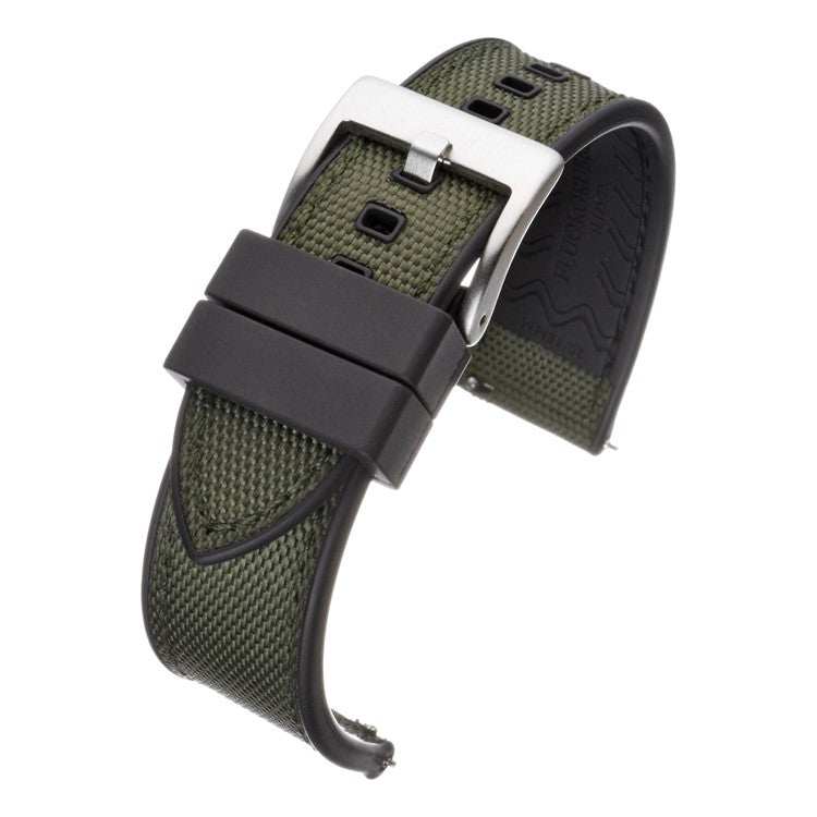 Watch StrapSailcloth & Rubber Hybrid Watch Strap - Premium Nylon Upper | Durable Our Sailcloth & Rubber Hybrid Watch Straps are perfect for those seeking both style and durability. The premium reinforced nylon upper, inspired by ship sails, a