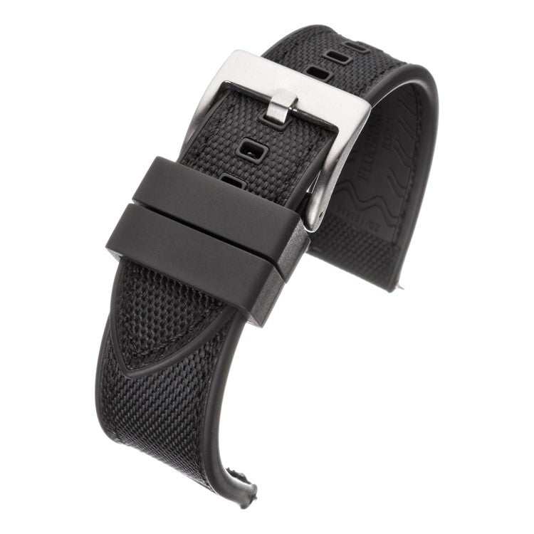 Watch StrapSailcloth & Rubber Hybrid Watch Strap - Premium Nylon Upper | Durable Our Sailcloth & Rubber Hybrid Watch Straps are perfect for those seeking both style and durability. The premium reinforced nylon upper, inspired by ship sails, a